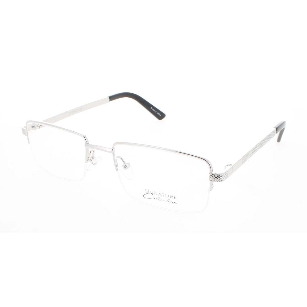 SIGNATURE 1132-Silver-55 Eyeglasses Eye Glasses SILVER Authentic New